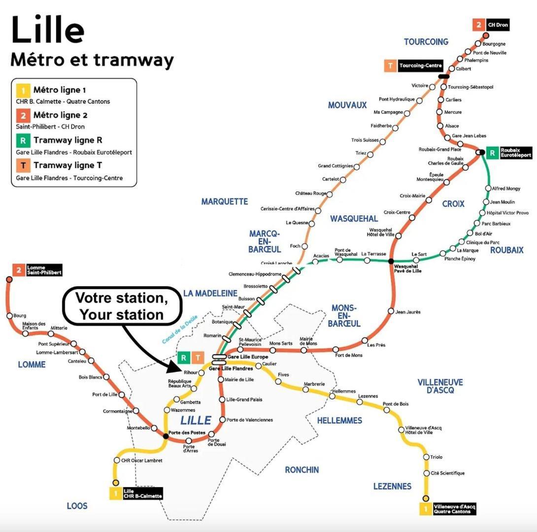 Old Lille: Charming Renovated Apartment 외부 사진