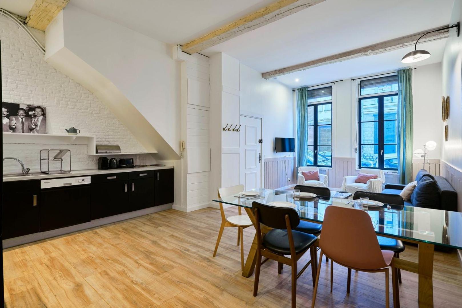 Old Lille: Charming Renovated Apartment 외부 사진